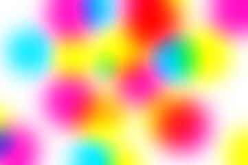 Brightly colored rainbow background material