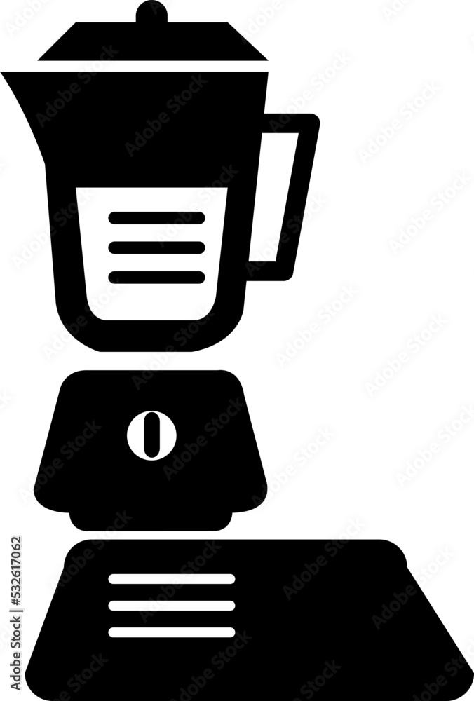 Poster blender icon vector. simple design on white background..eps