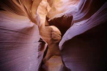 Between cliffs - Secret Antelope Canyon, Page, Arizona