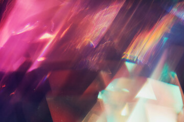 Glimmering iridescent light