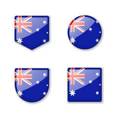 Flags of Australia - glossy collection.