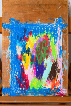 Children's oil stick works