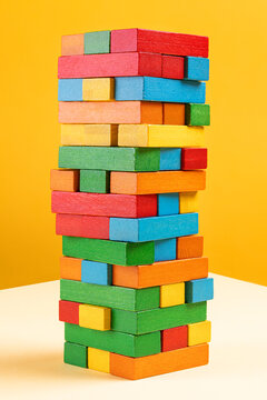 wooden blocks architecture