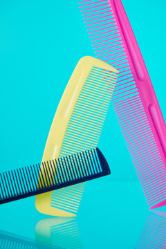 Multicolored combs