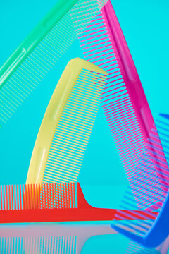 Multicolored combs