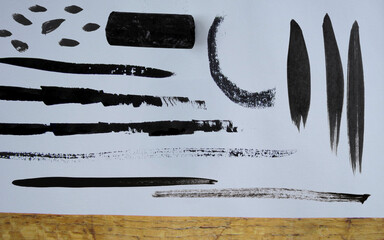 Artists Test Page. Mark Making.