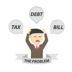 businessman the problem design people