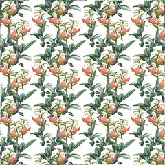 seamless floral pattern summer tropical wallpaper 
