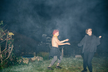 Dancing in the night