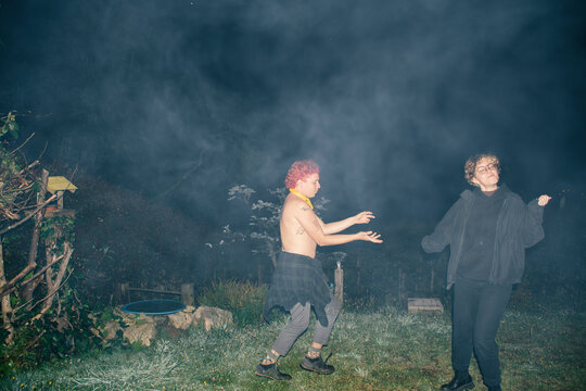 Dancing in the night