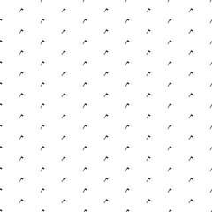 Square seamless background pattern from black ax symbols. The pattern is evenly filled. Vector illustration on white background