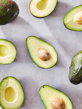 Overhead Cut Avocado