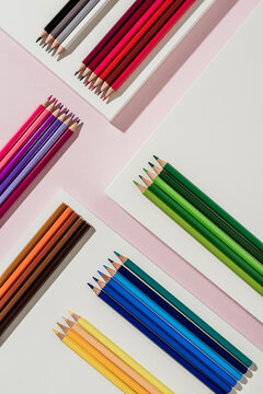 Colorful crayons