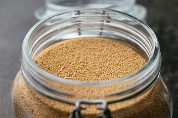 Jar of amaranth