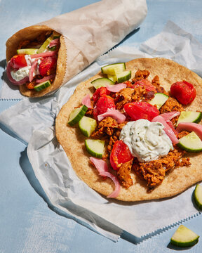 Two Greek Wraps