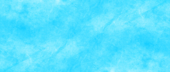 beautiful soft cloudy sky blue watercolor background. Grunge effect light sky-blue shades watercolor background. Aquarelle paint paper textured canvas for vintage text design