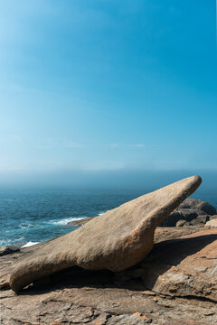 Legendary Abalar Stone in Galician Death Coast