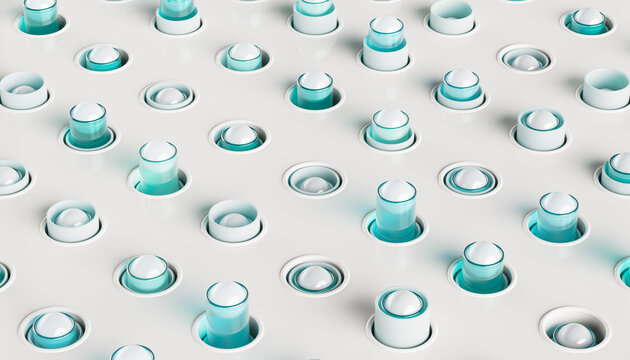 Blue tubes
