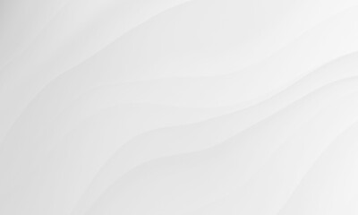 Abstract white gray colors gradient with wave lines pattern texture background.