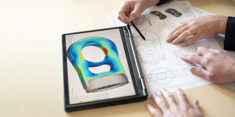 Tech business meeting