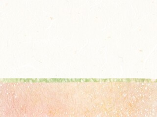 淡い色合いの和紙を重ねたフレーム背景イラスト