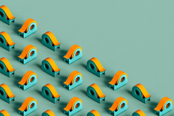 scotch tapes. 3d render