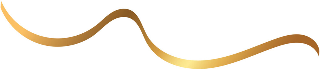 ribbon doodle line gold, sticker golden ribbon, confetti