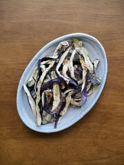 말린가지, 요리재료, 음식