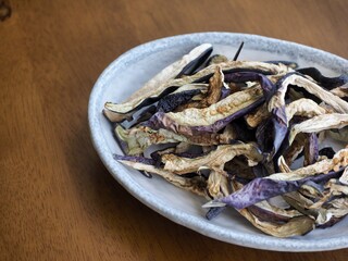 말린가지, 요리재료, 음식