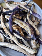 말린가지, 요리재료, 음식