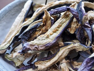 말린가지, 요리재료, 음식