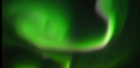 beautiful aurora in the twilight sky