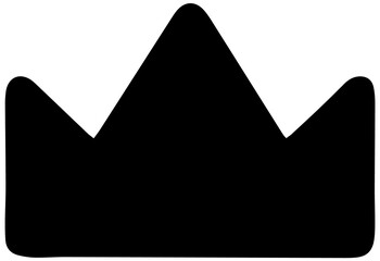 Hand drawn simple crown PNG image