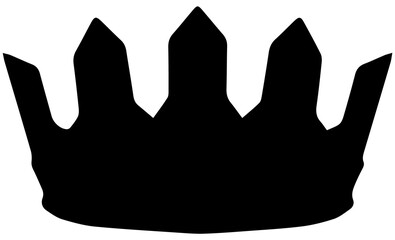 Hand drawn simple crown PNG image