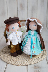 Knitted stuffed toys amigurumi handcrafted crochet hobby