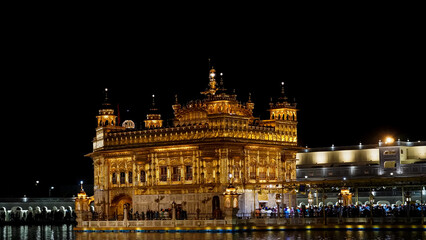 Fototapeta na wymiar The Golden Temple Amritsar India (Sri Harimandir Sahib Amritsar)