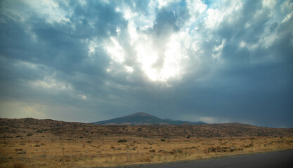 Beautiful view of clouds and sky.