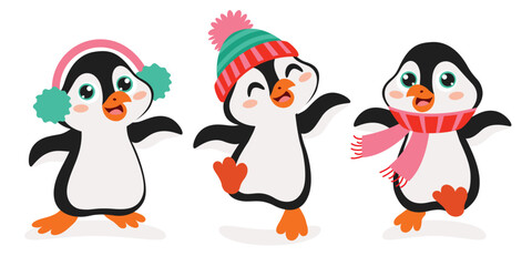 Cartoon Drawing Of Penguin Character