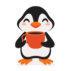 Cartoon Drawing Of Penguin Character