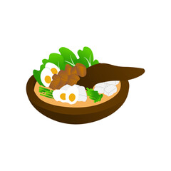 Gado Gado traditional Indonesian food