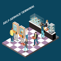 Self Service Terminals Illustration