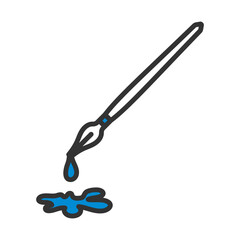 Fountain Pen With Blot Icon
