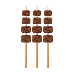 Vector graphic of barbeque. BBQ illustration with flat design style. Suitable for content design assets