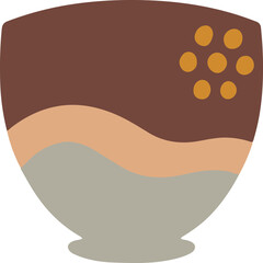 Bowls or Vases Ancient earthenware Illustration
