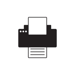 print icon , printer icon vector