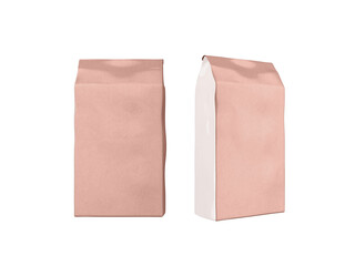 Fototapeta premium Transparent Kraft Paper Bag Image
