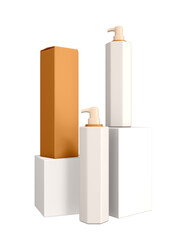 Transparent Plastic Hand Wash Pump Image