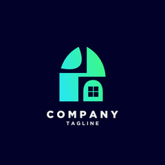 Logo unique luxury gradient colorful design