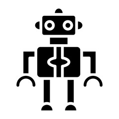 Fototapeta premium Robot Icon Style