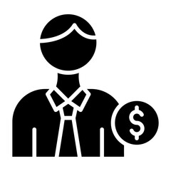 Accountant Icon Style